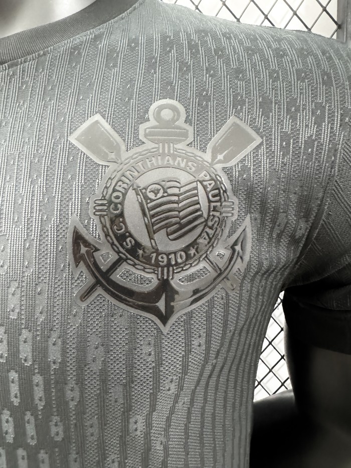 24-25 Corinthians Away Player Version Soccer Jersey