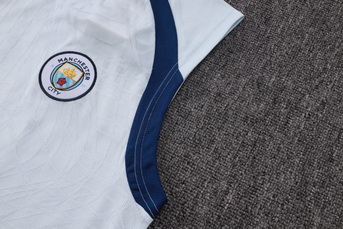 26-27 Man City High Quality Tank Top And Shorts Suit