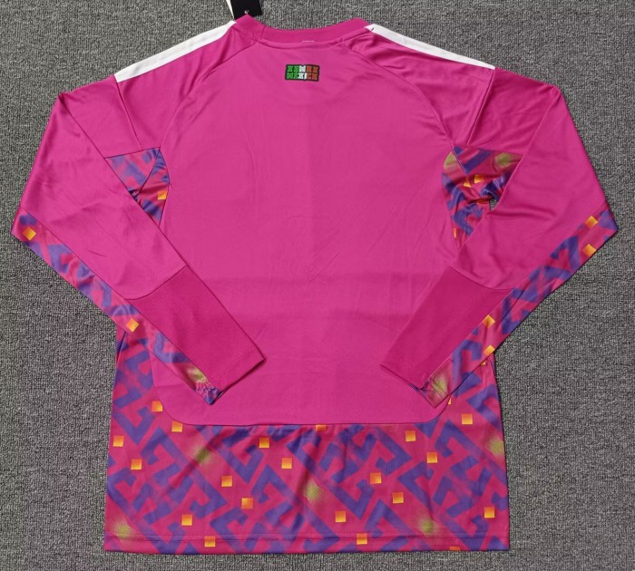 25-26 Mexico Goalkeeper Long Sleeve Fans Soccer Jersey (长袖)