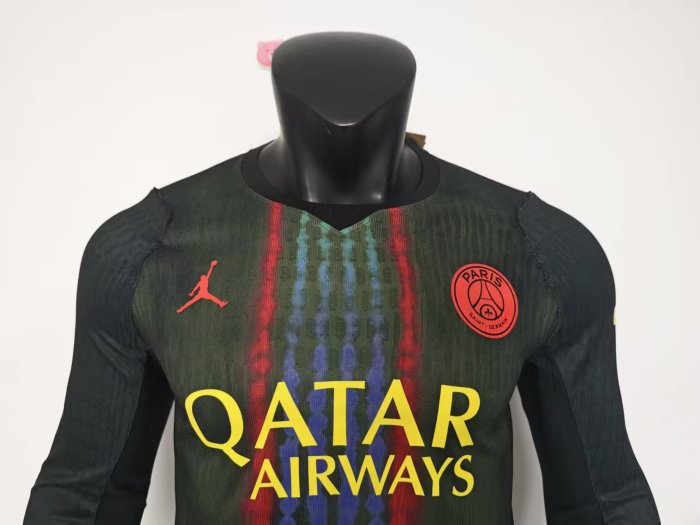 26-27 PSG Third Long Sleeve Player Version Soccer Jersey*长袖球员