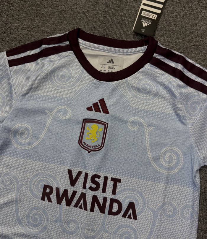 26-27 Aston Villa Third Kids Soccer Jersey*带广告