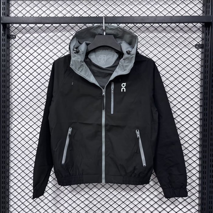 2026 ON Black Windbreaker