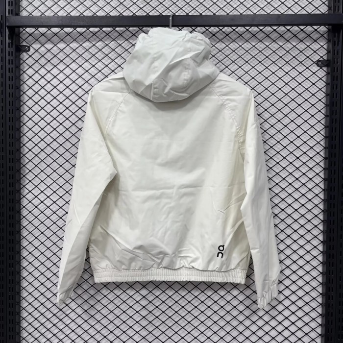 2026 ON White Windbreaker