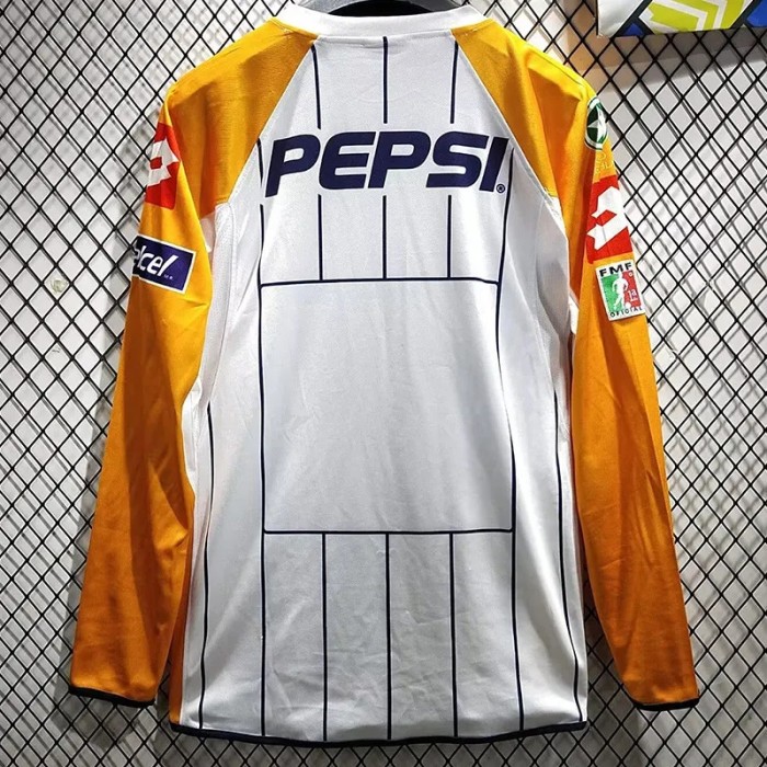 2003-2004 Pumas UNAM Home Long Sleeve Retro Soccer Jersey