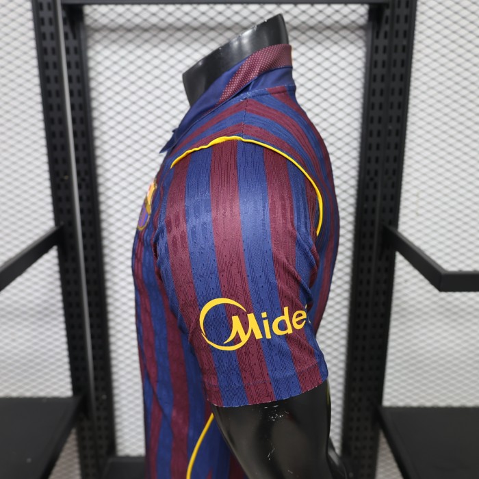 27-28 BAR Home Player Version Soccer Jersey