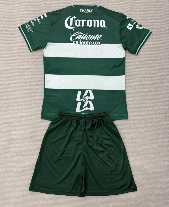 26-27 Santos Laguna Home Kids Soccer Jersey