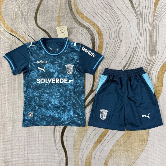 26-27 Braga Away Kids Soccer Jersey