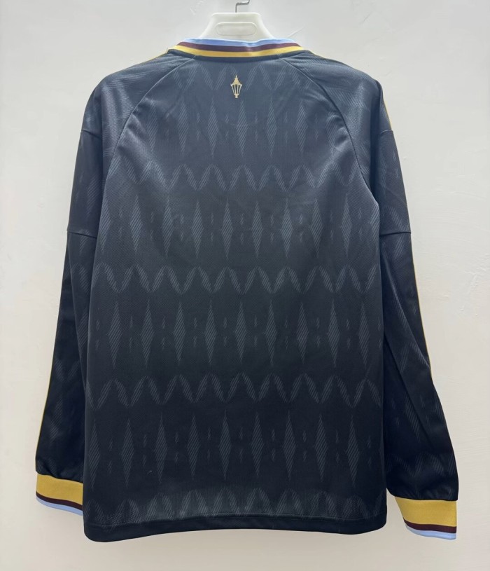 26-27 Aston Villa Away Long Sleeve Fans Soccer Jersey (长袖)