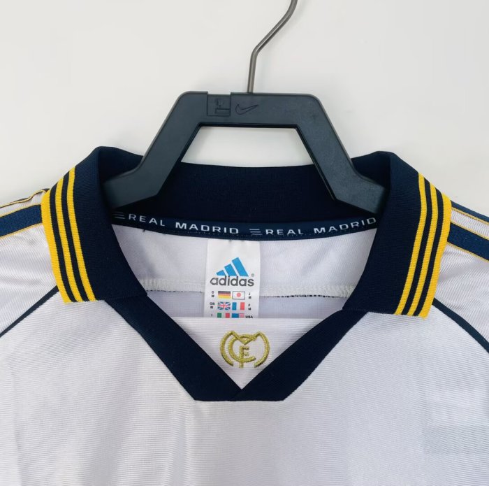 1998-2000 RMA Home Long Sleeve Retro Soccer Jersey