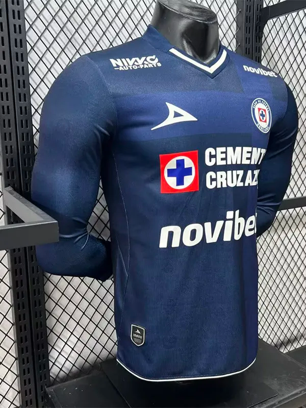 26-27 Cruz Azul Third Long Sleeve Player Version Soccer Jersey*长袖球员