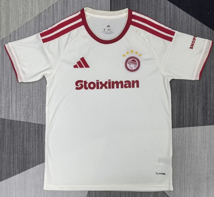 26-27 Olympiacos Away Fans Soccer Jersey