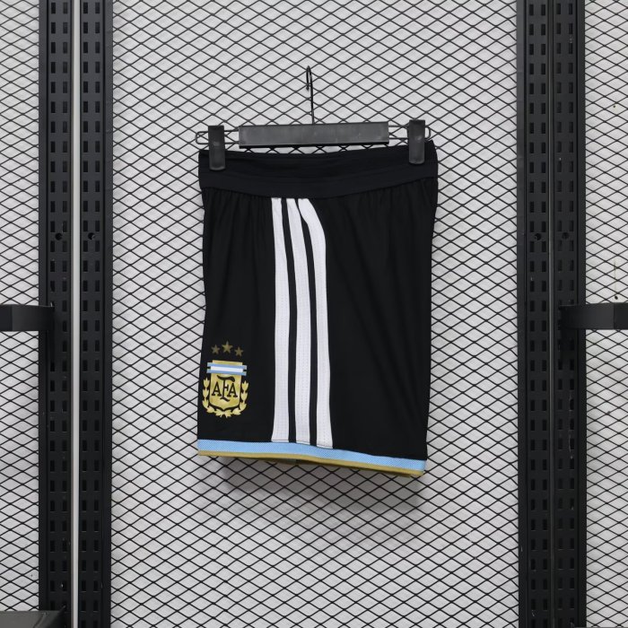26-27 Argentina Black Player Version Shorts Pants(球员短裤)