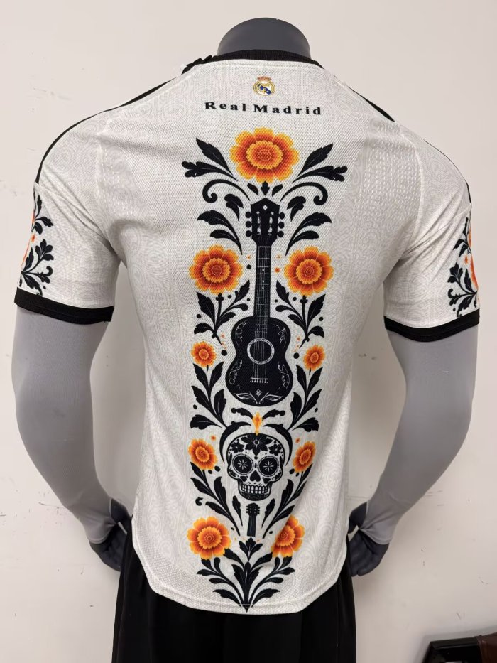 26-27 RMA Day of the Dead Special Edition Player Version Soccer Jersey