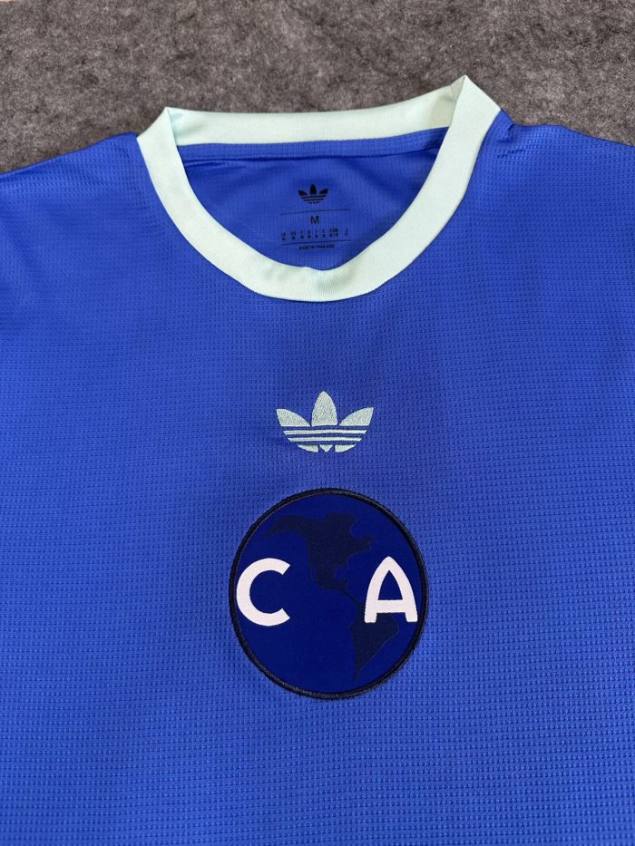 26-27 Club America Blue 110th Anniversary Edition Fans Soccer Jersey