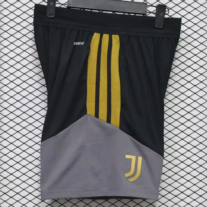 26-27 JUV Black Grey Player Version Training Shorts Pants(球员短裤)