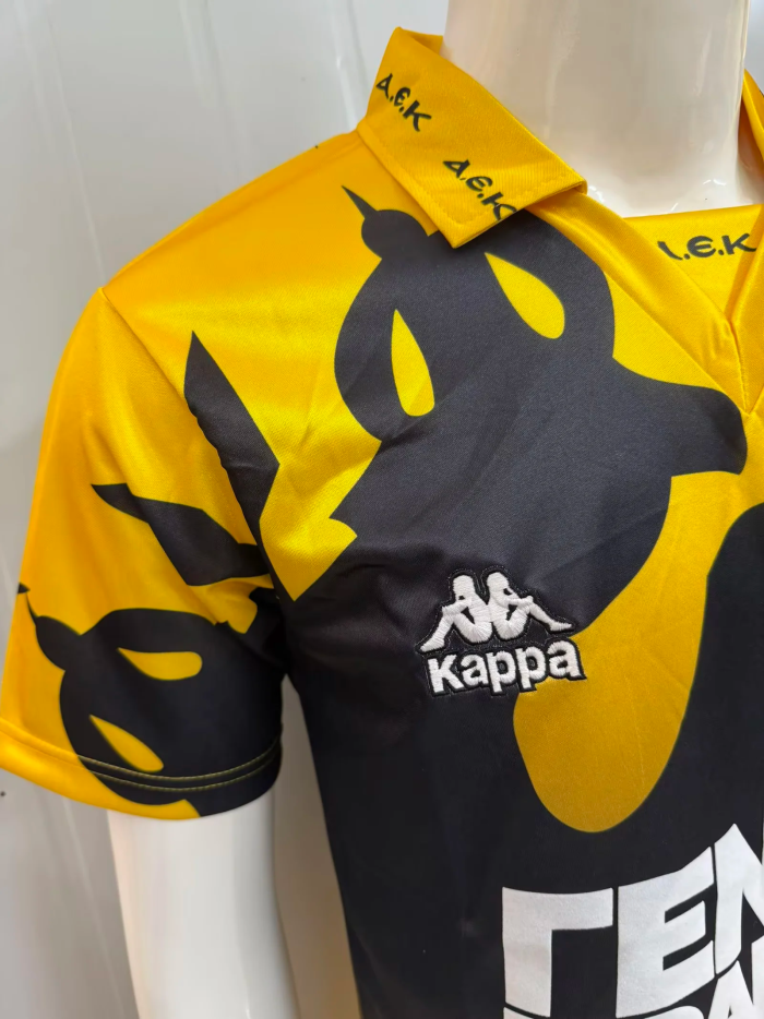 1996-1997 AEK Athens Home Retro Soccer Jersey