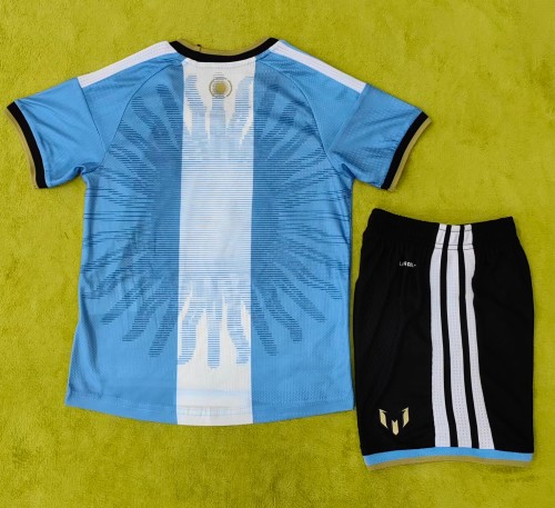 26-27 Argentina Messi Farewell Match Kids Player Version Soccer Jersey (球员童装)