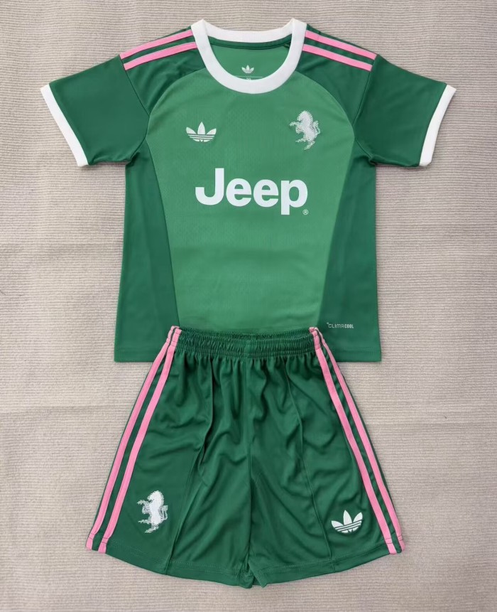 26-27 JUV Green GoalKeeper Kids Soccer Jersey
