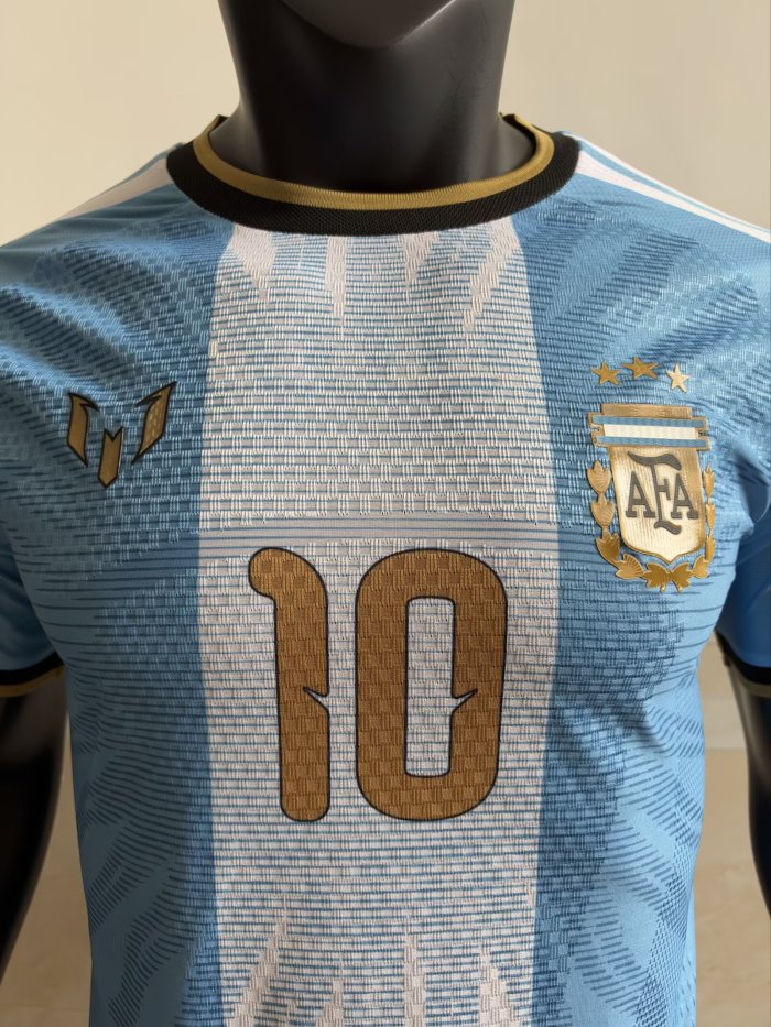 26-27 Argentina Messi Farewell Match Signature Version Player Version Soccer Jersey