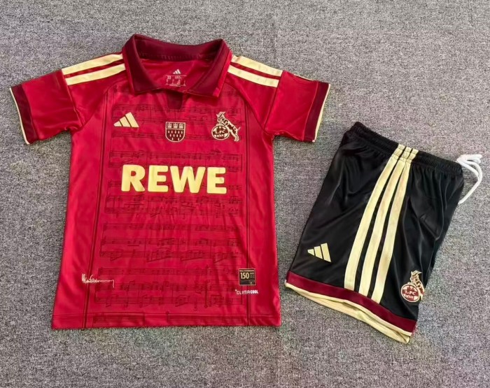 26-27 FC Köln Red Special Edition Kids Soccer Jersey
