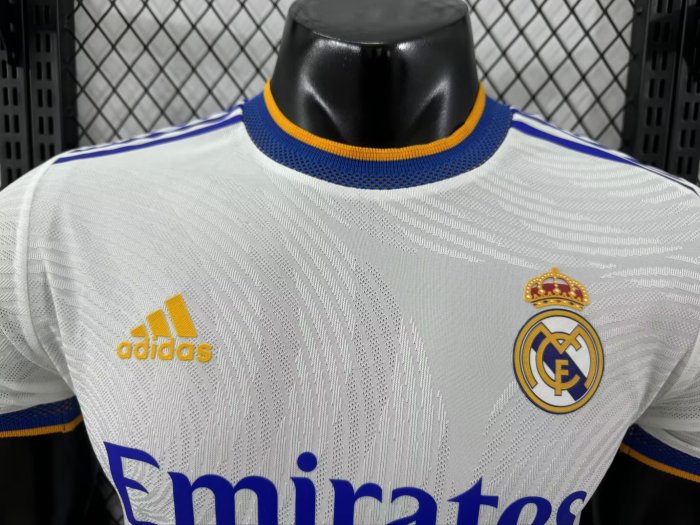 21-22 RMA Home Player Version Soccer Jersey
