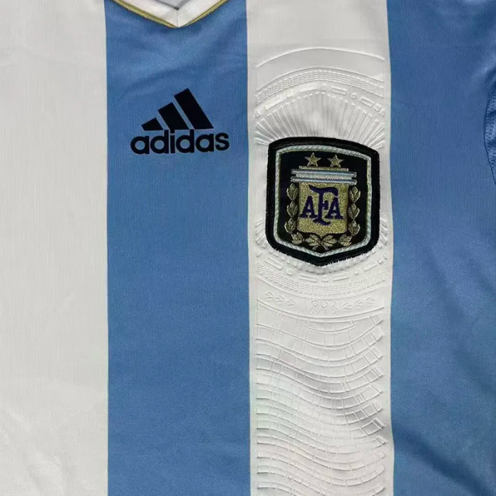 2012 Argentina Home Retro Soccer Jersey