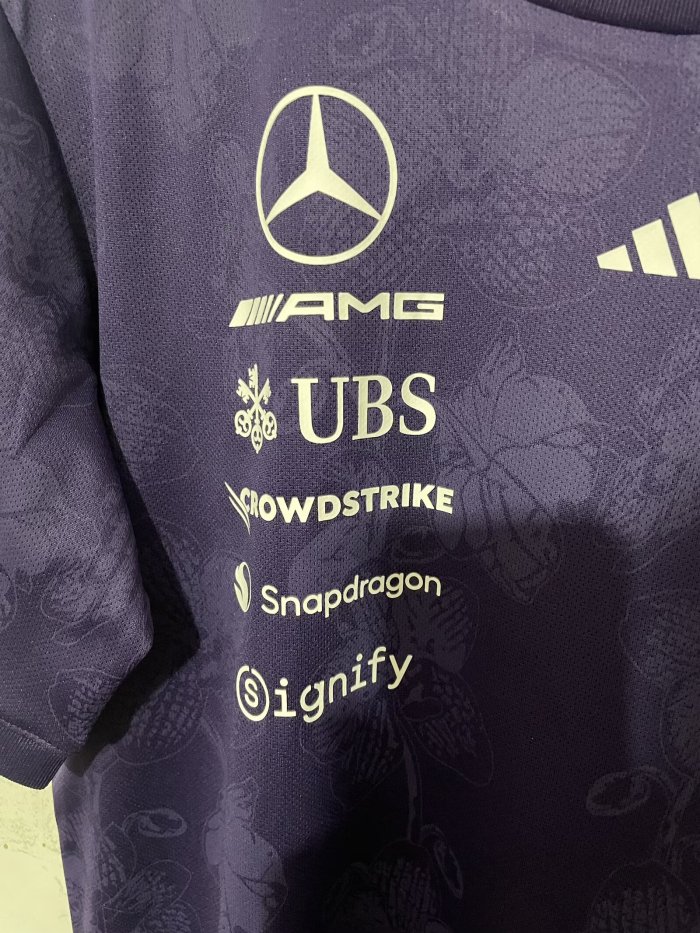 2026 Benz New Pattern Short Sleeve Racing Suit