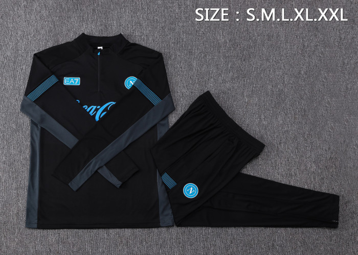 26-27 Napoli High Quality Half Pull Tracksuit