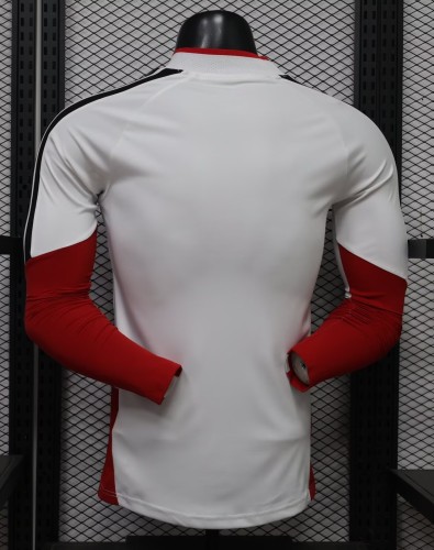 26-27 River Plate White Long Sleeve Player Version Soccer Jersey*长袖球员
