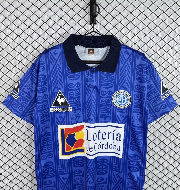 1999-2000 CA Belgrano Home Retro Soccer Jersey