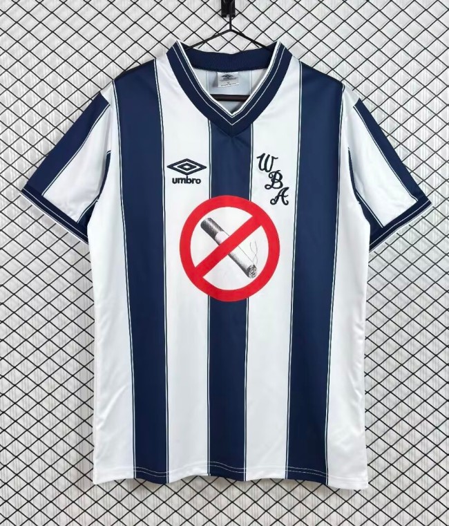 1984-1986 West Bromwich Albion Home Retro Soccer Jersey