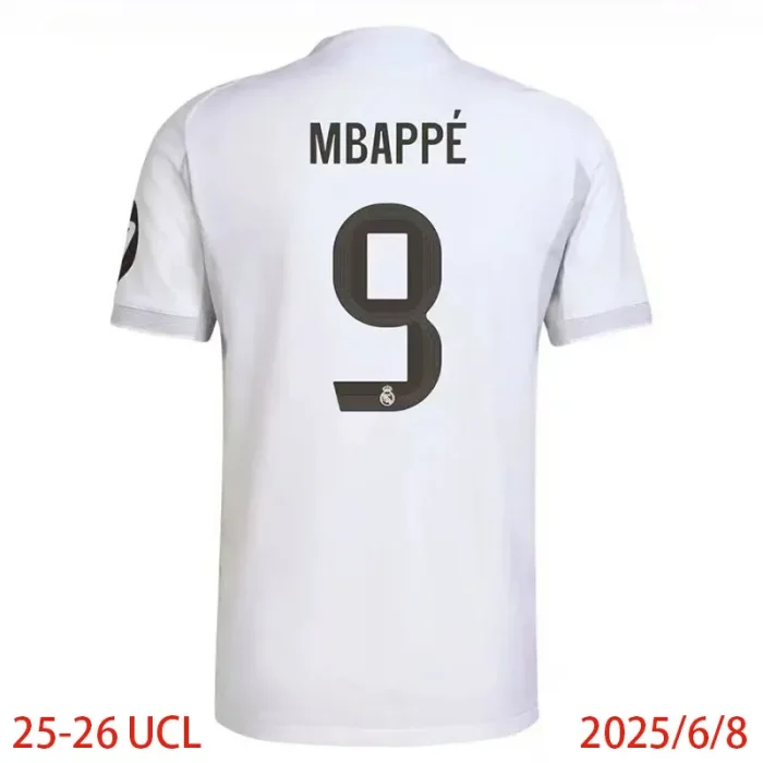 25-26 RMA Home Long Sleeve Fans Soccer Jersey (长袖)