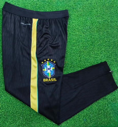26-27 Brazil Black Training Long Pants (Have Pocket)