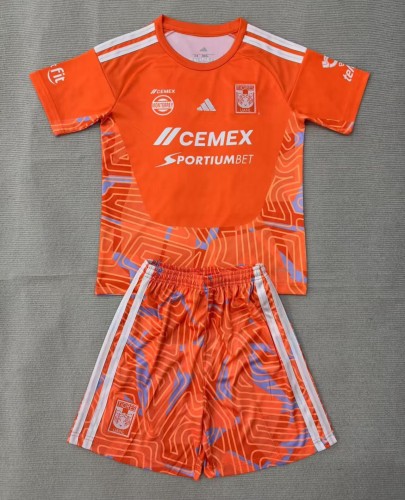 26-27 Tigres UANL Orange Goalkeeper Adult Suit