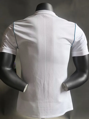 2017-2018 RMA Home Player Version Retro Soccer Jersey*球员