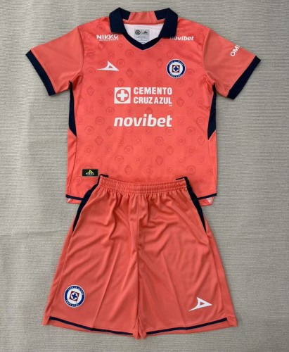 26-27 Cruz Azul Orange Goalkeeper Adult Suit