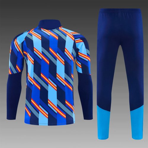 26-27 Spain High Quality Half Pull Tracksuit