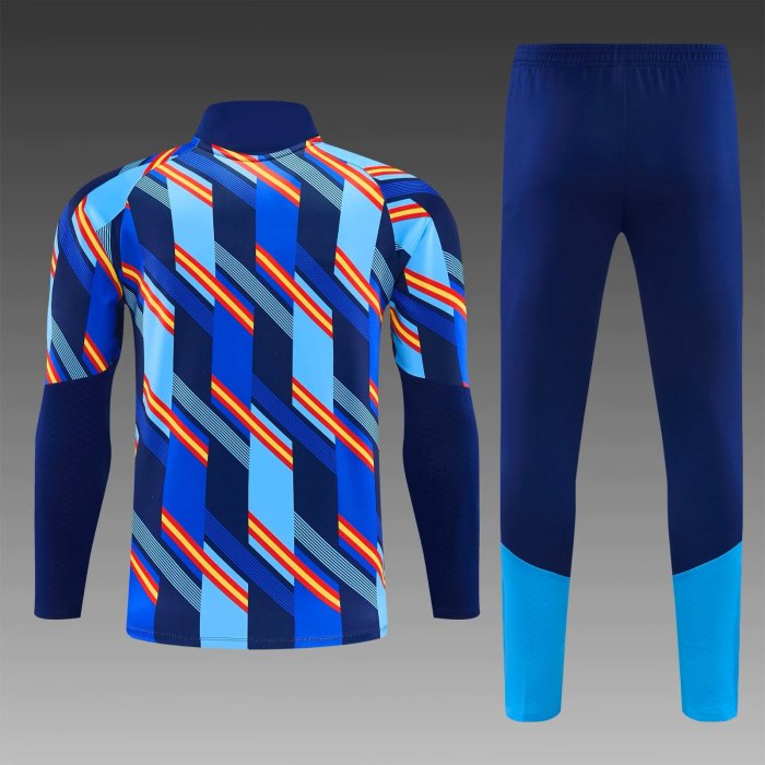 26-27 Spain High Quality Half Pull Tracksuit