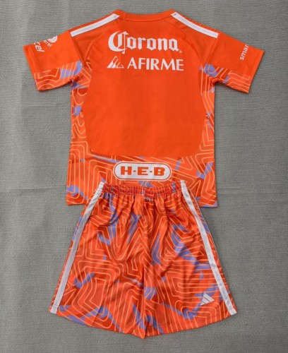 26-27 Tigres UANL Orange Goalkeeper Adult Suit