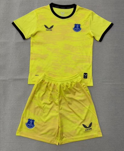26-27 EVE Yellow GoalKeeper Kids Soccer Jersey