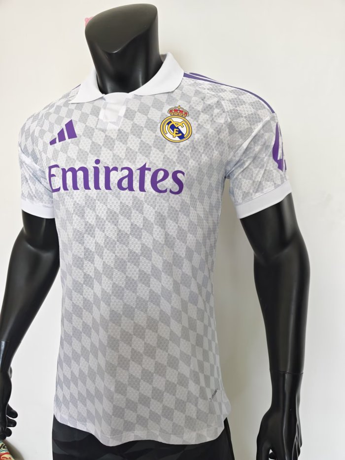 27-28 RMA Home Player Version Soccer Jersey