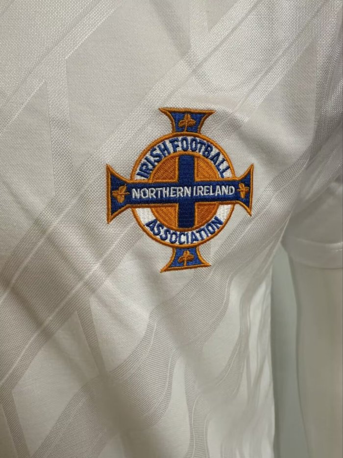 1986 Northern Ireland Home Retro Soccer Jersey