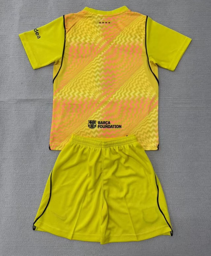 26-27 BAR Yellow GoalKeeper Adult Suit