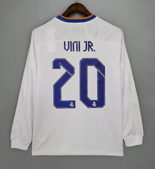 21-22 RMA Home Long sleeves Soccer Jersey