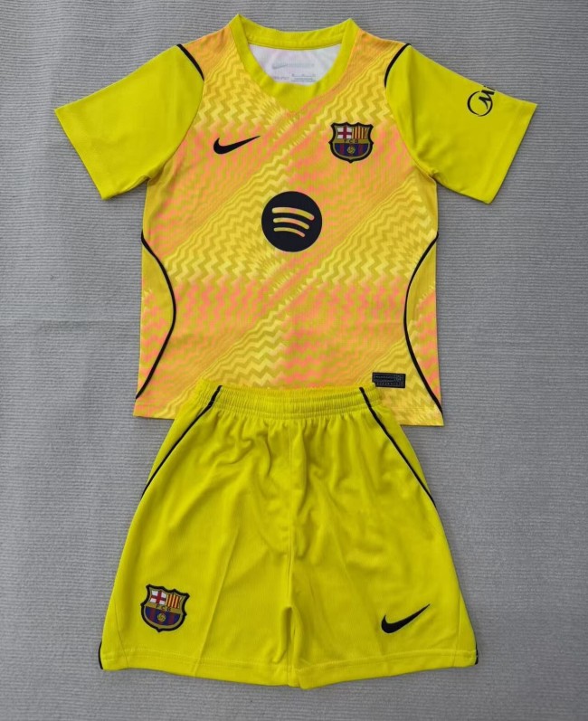 26-27 BAR Yellow GoalKeeper Adult Suit