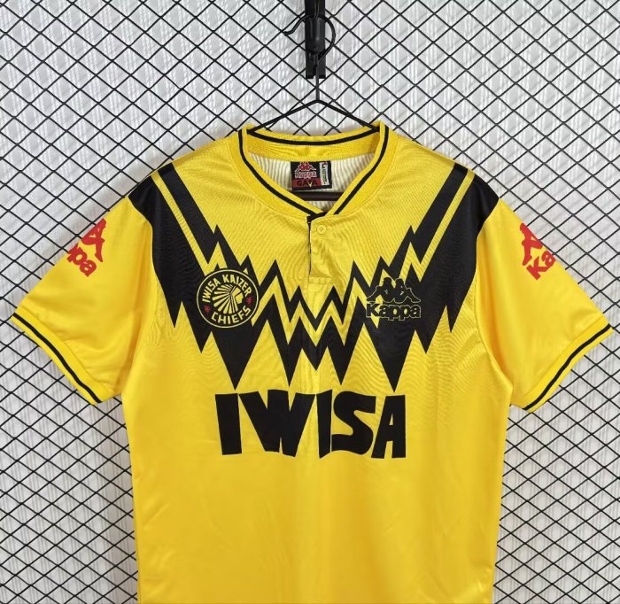 1992-1993 Kaizer Chiefs Home Retro Soccer Jersey