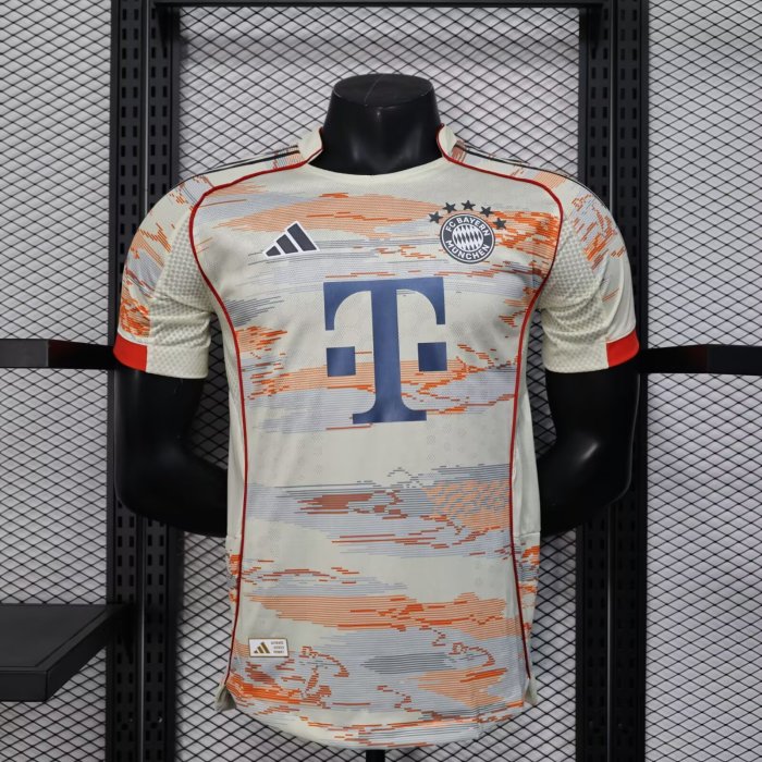 25-26 Bayern Away Player Version Soccer Jersey