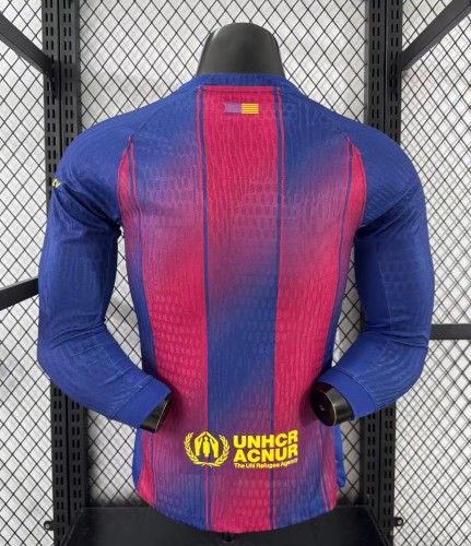 25-26 BAR Home Player Version Soccer Jersey*空白版