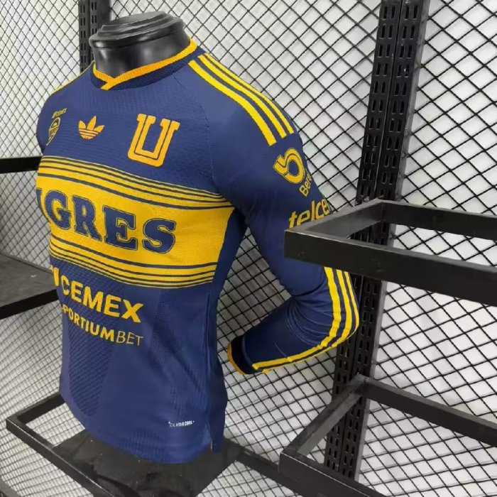 26-27 Tigres UANL Away Long Sleeve Player Version Soccer Jersey*长袖球员