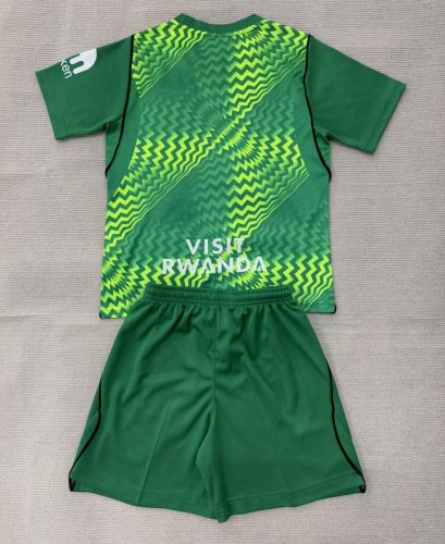26-27 ATM Green GoalKeeper Kids Soccer Jersey